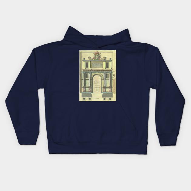 Five Orders of Architecture by Vignola Kids Hoodie by MasterpieceCafe